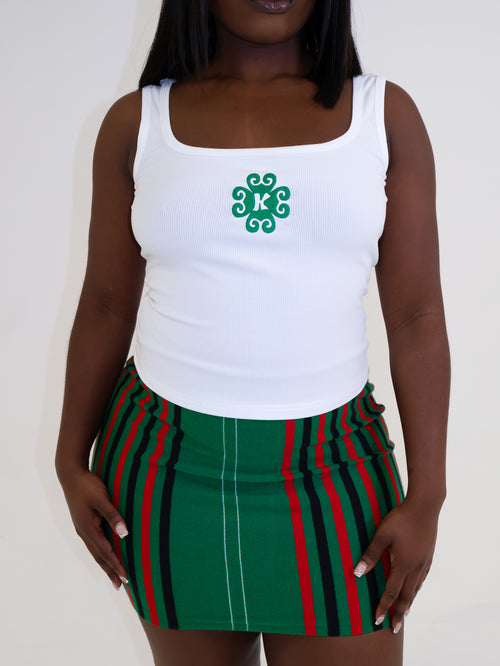 Teva Tank Top - White/Green